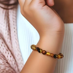 Pulseira Infantil de Âmbar – Proteção e Serenidade Natural