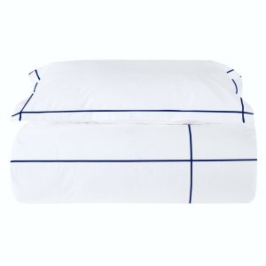 Capa de Edredon CLASSIC HOTEL | Navy | Percal 200 Fios | Bovi
